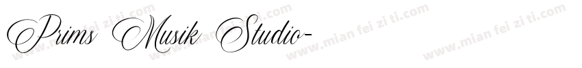 Prims Musik Studio字体转换